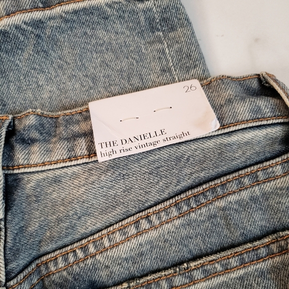 We Wore What Vintage Straight Leg Jeans Sz 26 - Picture 6 of 7